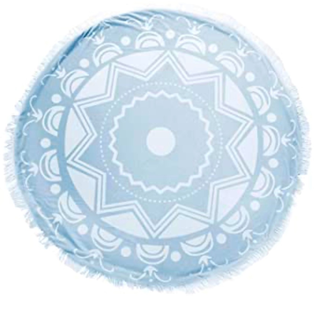 Little Giraffe Round baby blanket